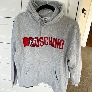 Moschino grey hoodie size M used